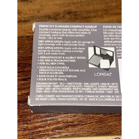3x L'oreal Powder Foundation Dualite Perfectly Flawless, Beach Beige, 0.34 Oz - Picture 6 of 7